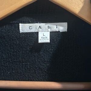 L black CAbi long sweater
